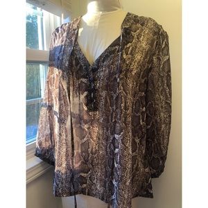 Snakeskin blouse